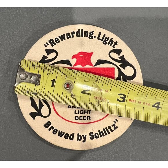 Vintage Old Milwaukee America's Light Beer Cardboard Beer Coasters Set of 4 1964 - Picture 6 of 6